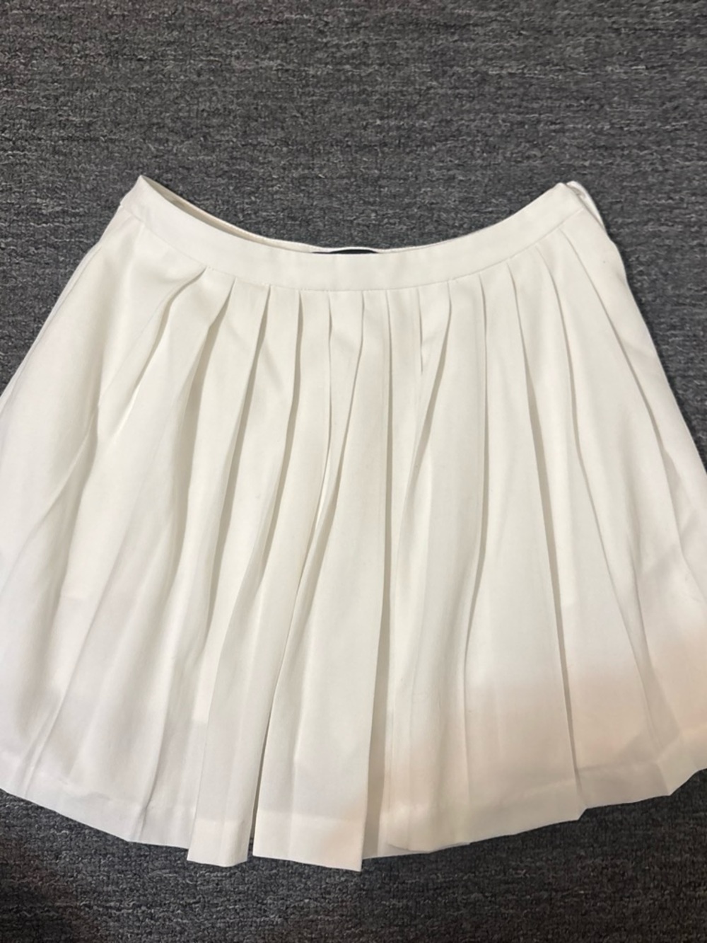 Cotton Candy White Circle Skater Skirt